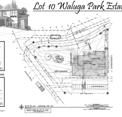 Lot 10 site plan, front page